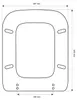 Kerasan WALDORF WC-Sitz, Soft Close, weiß/Chrom Produktbild-Vorschau 6