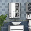 HOMCOM Armoire murale salle de bain avec miroir, 60 x 75 Voir les images du produit 2