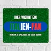 Hier wohnt ein Italien-Fan Metallschild XXL in 28x38 cm mit Produktbild-Vorschau 7