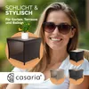 CASARIA® Beistelltisch Wetterfest Klein Holz Polyrattan Produktbild-Vorschau 5