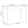 Jedálenský stôl voskový hnedý 110x55x75 cm borovicový masív Náhľad obrázku produktu 9