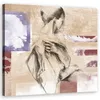 Leinwandbild menschen - beige 30x30 cm Feeby beige wandbild Produktbild-Vorschau 1