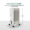Emerio Ölradiator HO-124421 - 15 m² – 1500W – 7 Rippen – Produktbild-Vorschau 2