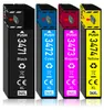 Four printer ink cartridges lined up against a white background. Produktbild-Vorschau