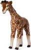 A plush giraffe toy standing on a white background. Produktbild-Vorschau