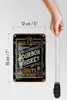Blechschild Spruch 12x18cm Bourbon Whiskey shots on rocks Produktbild-Vorschau 5