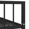 vidaXL Bettgestell Schwarz Metall 160×200 cm -  Betten & Produktbild-Vorschau 11