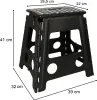 Tabouret pliant antidérapant 39cm noir Voir les images du produit 5