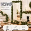 Ghirlanda natalizia verde 10 metri - ghirlanda decorativa Anteprima dell’immagine prodotto 13