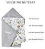 TupTam 2er SET Baby Decken Einschlagdecke 85x85 cm für Produktbild-Vorschau 7