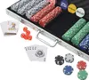vidaXL Pokerová sada s 500 žetony Hliník Náhled obrázku produktu 2