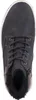 A top-down view of a black men's boot with laces and a zipper. Anteprima dell’immagine prodotto