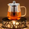Théière en verre borosilicaté avec passoire 950ml Résistant Voir les images du produit 6