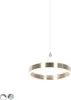 Hängelampe Stahl 30 cm inkl  LED 3 Stufig dimmbar Lyani Produktbild-Vorschau 9