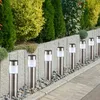 8er Set LED Solarleuchten, Edelstahl, IP44, H 28cm Produktbild-Vorschau 6