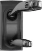 A close-up studio shot of a black and silver multi-function joystick. Produktbild-Vorschau