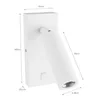 Spectrum LED Wandleuchte Madara Slim GU10 MR11 weiß Produktbild-Vorschau 6