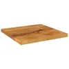 Stolová deska 50x50x2,5 cm čtvercová z masivního mangového Náhled obrázku produktu 2