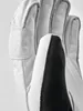 Skihandschuhe "Army Leather Patrol - 5 finger" von Hestra; aus weißem Leder mit schwarzem Innenfutter. Produktbild-Vorschau
