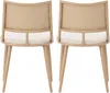MODFU Esszimmerstühle Polsterstuhl(2er Set)mit holzbein, Produktbild-Vorschau 10