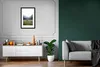 MuchoWow® MuchoWow® Gerahmtes Poster Wald - Hirsche - Nebel Produktbild-Vorschau 6