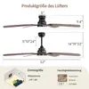 Sofucor Deckenventilator mit Licht und Fernbedienung, DC, Produktbild-Vorschau 2