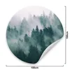 Sticker rund WALD IM NEBEL Bäume Pflaznen Natur Landschaft Produktbild-Vorschau 3