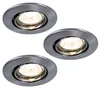 Paulmann 99357, Wohnzimmer, Edelstahl, Transparent, GU4, Produktbild-Vorschau 3