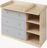 A product shot of a changing table dresser. Produktbild-Vorschau