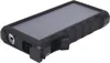 A black solar power bank with a solar panel on top. Anteprima dell’immagine prodotto