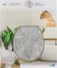 Mramorové WC sedátko 44x37 cm Šedá imitace mramoru moderní Náhled obrázku produktu 5