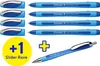 Schneider Etui 4x Kugelschreiber Memo + 1x Rave blau Produktbild-Vorschau 5