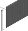 A diagram showing a nail and a section of a fence. Produktbild-Vorschau