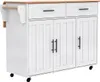 Esstischwagen Weiß 129x46(71)x91,5 cm mit Klapptischplatte, Produktbild-Vorschau 12