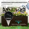 Hochbeet mit Sichtschutzpaneel, Rankengitter, Metall, Produktbild-Vorschau 4