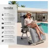 tectake® Sonnenliege Cloud klappbar, stufenlos verstellbar Produktbild-Vorschau 2