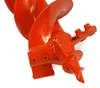 Close-up of an orange auger bit. Anteprima dell’immagine prodotto