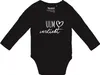 Huuraa Baby Body Ulm verliebt 80 Black  Baumwolle Fairtrade Produktbild-Vorschau 1