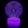 Fotbalové noční světlo Real Madrid pro děti, 16 LED diod, Náhled obrázku produktu 2