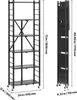 VEVOR 6 półek, składane półki na kółkach, 30x61x183 cm, Podgląd zdjęcia produktu 8