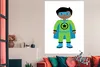 MuchoWow® Poster Kinder Illustration mit einem Superhelden Produktbild-Vorschau 3