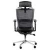 Drehbarer ergonomischer Bürostuhl TRENT, Chromgestell, Produktbild-Vorschau 4