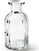 6 x Vasen aus Glas in geriffelter Optik, klar H 10,5 cm - Ø Produktbild-Vorschau 1