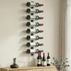 HOMCOM Weinregal Flaschenregal zur Wandmontage für 8 Produktbild-Vorschau 2