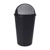 XL Abfalleimer mit Schiebedeckel - 25 L / schwarz - Runder Produktbild-Vorschau 1