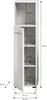 Standschrank hoch ICE (B/H/T: ca. 30/110/30 cm) in Nox Oak Produktbild-Vorschau 7