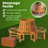 Casaria® Panchina da Giardino Resistente in Legno di Anteprima dell’immagine prodotto 8