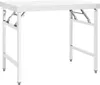 Kuchyňský skládací pracovní stůl 100 x 60 x 80 cm nerezová Náhled obrázku produktu 1