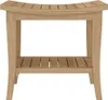 vidaXL Koupelnový stolek 50x35x45 cm teakový masiv Náhled obrázku produktu 3