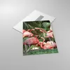 Bilder auf glas - Einteilig - Palmen Herde Flamingos - Produktbild-Vorschau 2